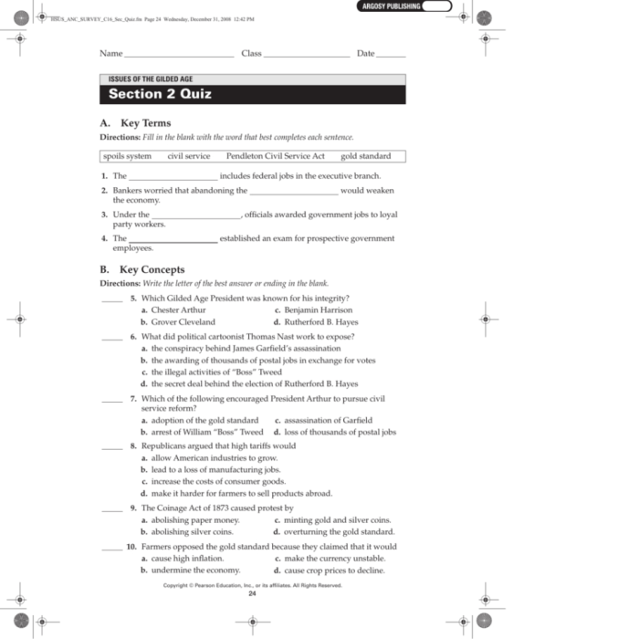 Section 2 guided reading and review