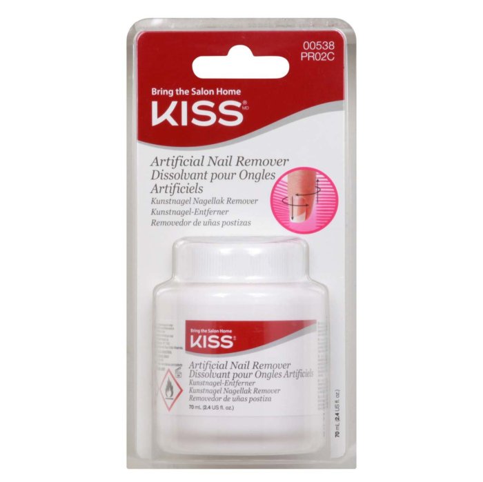 Remover nail kiss artificial nails ml oz fl kmart