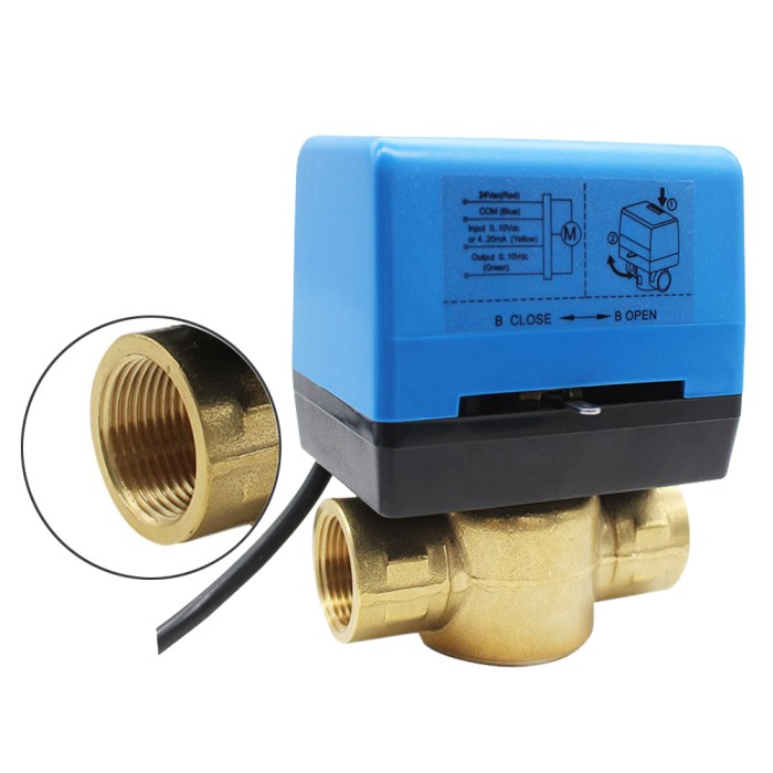 Valve motorized modulating honeywell tofee