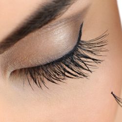 The method of applying cluster eyelashes is known as: