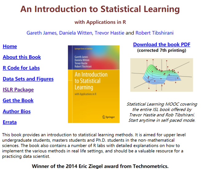 Introduction to statistical learning solutions