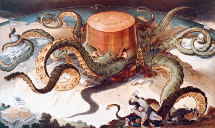 Trusts like rockefeller's standard oil trust were vulnerable because they