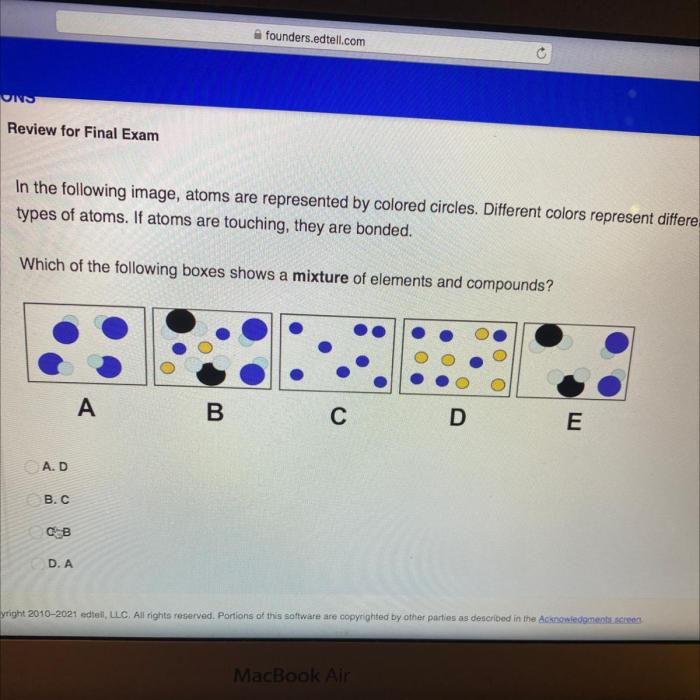 Which diagram best represents a gas in a closed container